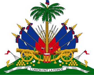 Armes de la République d'Haïti — L'Union Fait la Force